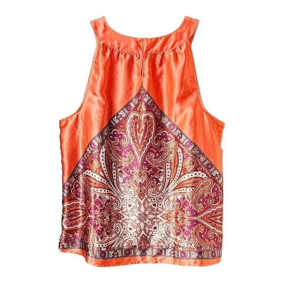 LANE BRYANTβPlus Size Sleeveless High Neck Paisley Print Tank Top Size 22 - Picture 9 of 13